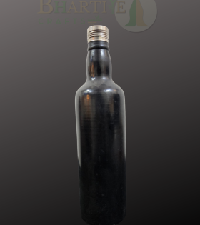 Handmade Black Pottery Bottle - 13*3*3 Inch (#BBP0004-00)