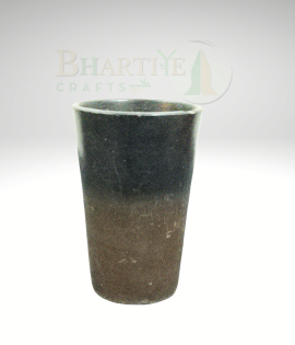 Handmade Black Pottery Glass - 5*3*3 Inch (#BBP0003-00)