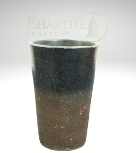 Handmade Black Pottery Glass - 5*3*3 Inch (#BBP0003-00)