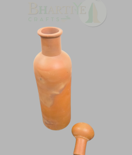 Handmade Terracotta Bottle - 13*4*4 Inch (#TCB0004-00)