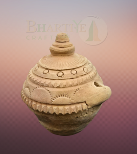 Handicrafted Terracotta Diya - 4*4*4 Inch (#TCB0001-00)