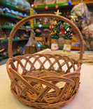 Bhartiye Crafts Gift Hamper Kashmiri Willow Wicker Basket Brown (Set of 3)