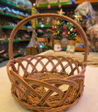 Bhartiye Crafts Gift Hamper Kashmiri Willow Wicker Basket Brown (Set of 3)
