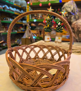 Bhartiye Crafts Gift Hamper Kashmiri Willow Wicker Basket Brown (Set of 3)