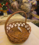 Bhartiye Crafts Gift Hamper Kashmiri Willow Wicker Basket Brown (Set of 3)