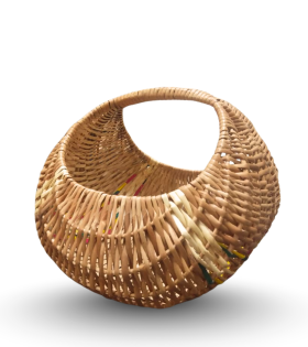 Kashmiri Wicker Basket | Chand Basket (#KWW0001)