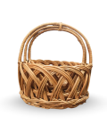 Bhartiye Crafts Gift Hamper Kashmiri Willow Wicker Basket Brown (Set of 3)
