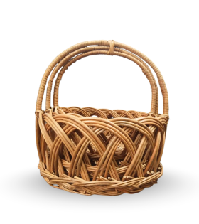 Bhartiye Crafts Gift Hamper Kashmiri Willow Wicker Basket Brown (Set of 3)