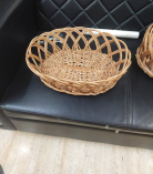 Bhartiye Crafts Fruit Kashmiri Wicker Basket Brown