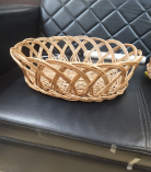 Bhartiye Crafts Fruit Kashmiri Wicker Basket Brown