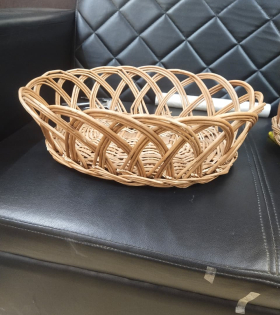 Bhartiye Crafts Fruit Kashmiri Wicker Basket Brown