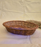 Kashmiri Handmade Willow Wicker Basket | Oval Shaped (#KWW0012)