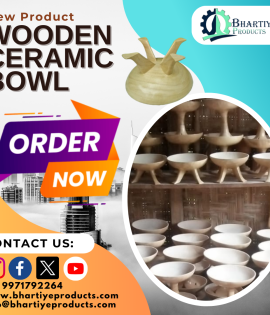 Wooden Ceramic Bowl