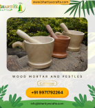 wood mortar and pestles