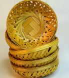 Natural Bamboo Basket – 4 Inch (#EFBH0081-00)