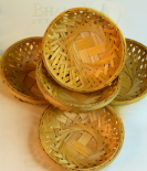 Natural Bamboo Basket – 4 Inch (#EFBH0081-00)