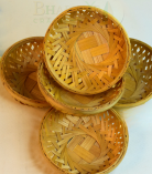 Natural Bamboo Basket – 4 Inch (#EFBH0081-00)