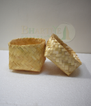 Large Bamboo Pouch Box (Besak) - 6*6*4 Inch (#EFBH0007-00)