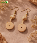 Bhartiye Crafts | Handcrafted Natural Bamboo Earrings | Eco-Friendly Jewelry |Artisans from Tripura (Agartala)| Women's special