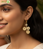 Bhartiye Crafts | Natural Bamboo Spiral Earrings for Women | Handmade Eco Jewelry by Artisans from Tripura (Agartala) |Women's Special