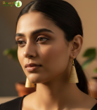 Bhartiye Crafts | Handcrafted Bamboo Cone Earrings | Artisans from Tripura  (Agartala) | Women's Special