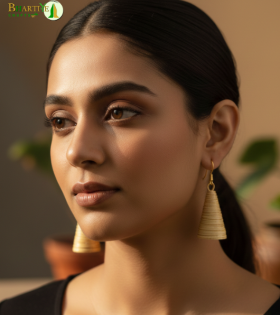 Bhartiye Crafts | Handcrafted Bamboo Cone Earrings | Artisans from Tripura  (Agartala) | Women's Special