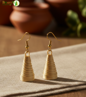 Bhartiye Crafts | Handcrafted Bamboo Cone Earrings | Artisans from Tripura  (Agartala) | Women's Special