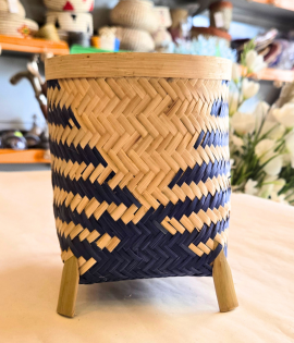 Bamboo flower pot medium