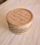 Bhartiye Craft | Bamboo Storage Box with Lid – Handmade Eco Organizer | Jharkhand Artisans India
