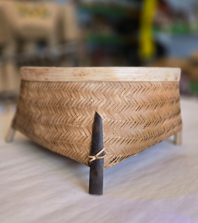 Bamboo flower pot Large