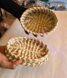 Khasi grass oval basket with lid