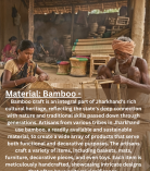 Bhartiye Crafts | Natural Bamboo Storage Basket with Lid | Jharkhand Artisan Handicraft