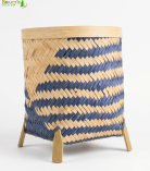 Bhartiye Crafts | Handwoven Bamboo Planter Basket Stand | Jharkhand Artisans