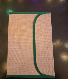 Jute file holder