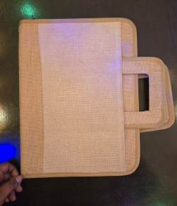 Jute folder handle bag (#BKM0007)