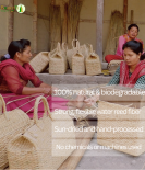 Bhartiye Crafts|Handcrafted Embroidered Sabai Grass Purse | Eco-Friendly Women’s Bag | Mainpur Northeast| Women's special