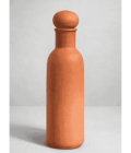 BHARTIYE CRAFTS Handmade Terracotta Water Bottle | Natural Cooling Clay Bottle | Eco-Friendly Drinkware