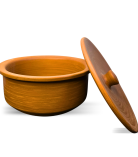 Handcrafted Terracotta Clay Storage Pot with Lid | Traditional Earthen Pot – Bhartiye Crafts