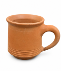 Handcrafted Terracotta Clay Cup with Handle | Natural Earthen Cup | Bhartiye Crafts